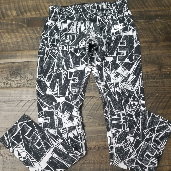 Nike Pants - Womens Graffiti Nike Yoga Capri Leggings M